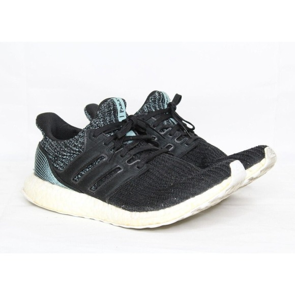 Adidas Ultraboost Parley Blue / Black Men’s Running Shoes Size 9 F36190 - Picture 1 of 8